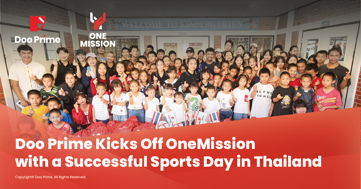 Doo Prime Kicks Off OneMission with a Successful Sports Day in Thailand
